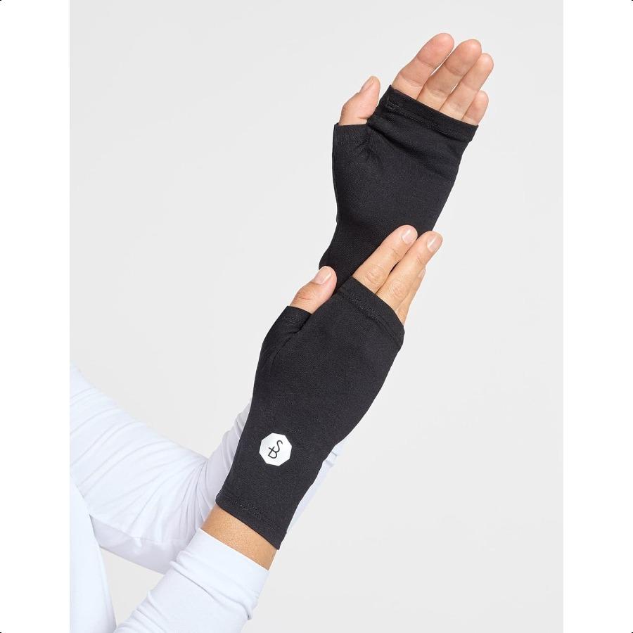 

Solbari Унисекс Накидки для рук UPF 50+ Дышащая защита от УФ-лучей Пальцы Водительские перчатки для чувствительной кожи Аксессуар для улицы United States