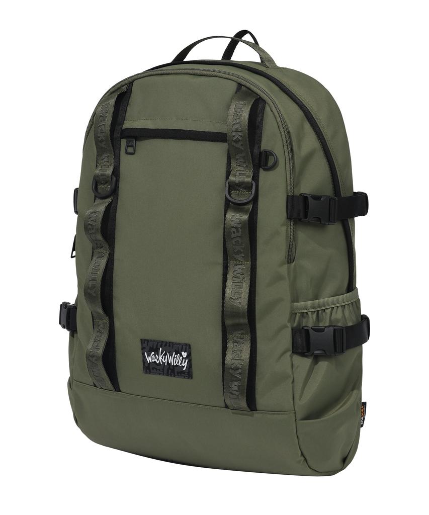 Wacky Willy Cordura Webbing Backpack Olive Green