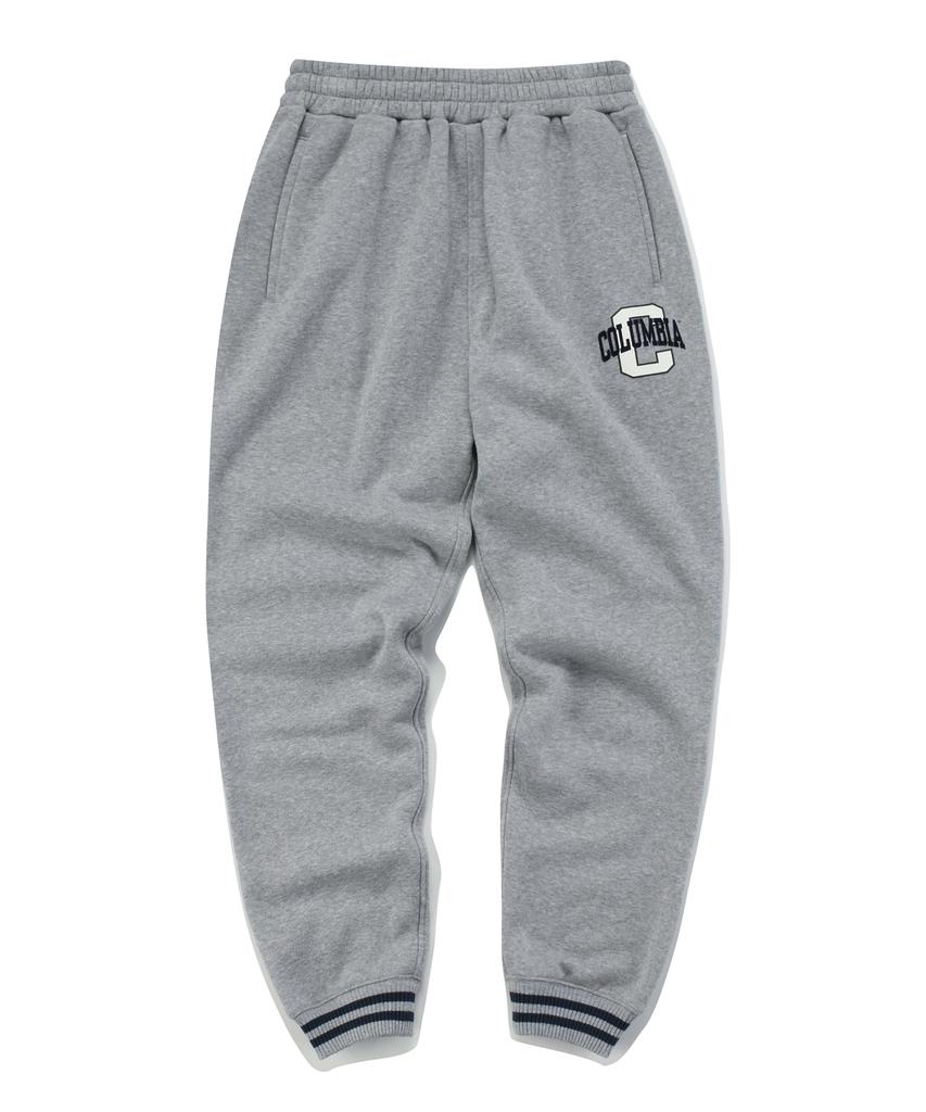 COLUMBIA UNIVERSITY Big C Logo Regular Fit Jogger Sweat Pants M Gray