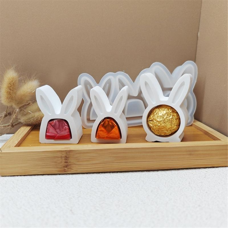 Silicone Molds Hollow Rabbits Molds Plasters Molds Casting Molds Ornament Molds Easters Rabbits Molds Baking Molds