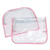 1Pcs Salon Chair Cover Pvc Clear Hairdressing Chair Covers Protectors Universal Waterproof Barber Chair Back Covers Round/Square