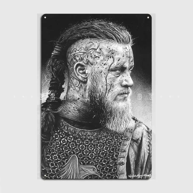 Ragnar Metallschild Wandbild Zuhause Individuelle Wandplakette Blechschild Poster