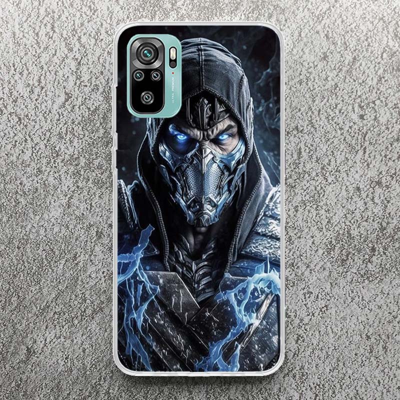 

Mortal Kombat Phone Case For Xiaomi Redmi Note 14 13 12S 12 10 10S 11 11S 11E Pro Plus 11T 14Pro Soft Silicone Shell Note 13 12S Redmi Note 13 Pro 5G