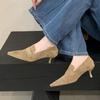 Fashion Eilyken Elegant Pointed Toe Women Pumps Fashion Thin Low Heels Shoes Street Style Party Prom Dress Zapatos De Mujer