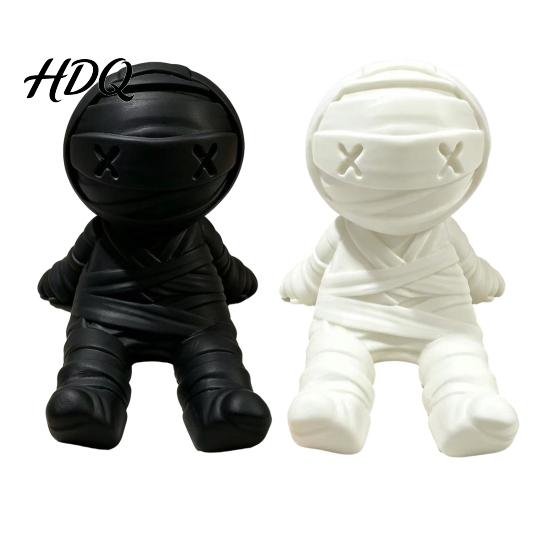 Gothic Style Gift for Friends Cute Mummy Phone Holder 3D Printed Halloween Desk PLA Material Stand Stand Cartoon Figurine Home Office Desktop