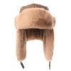 Warme gefütterte Winter-Trapper-Mütze Outdoor-Kaltwetter-Mütze Modische Damenmütze für Damen und Herren