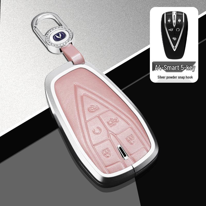 Changan Car Key Cover for Third Gen CS75 Plus, Yidong Plus, CS55, and CS35 Plus