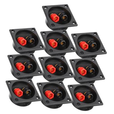 10 Adet Subwoofer Terminali Hoparlör Kutusu Terminal Paneli Araba İçin