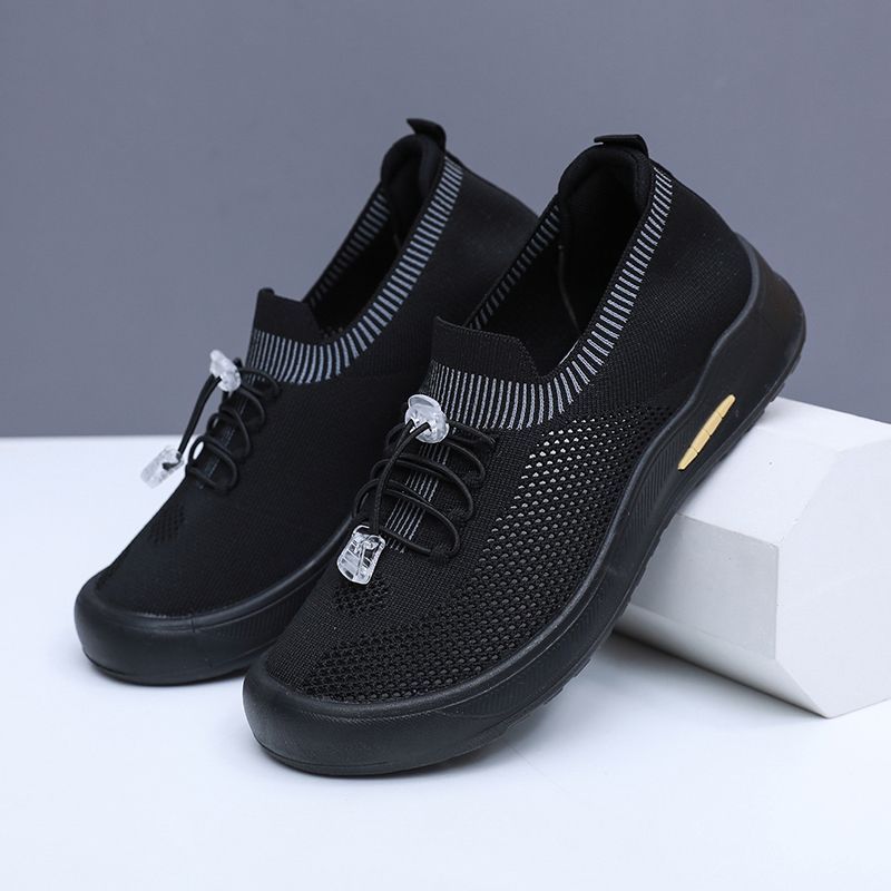 Fashion Outdoor Men's Casual Sneakers Black Running Low Price Cheap Liquidation Stylish Without Leather Korean Simple Male Sports Shoes