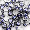 50 STÜCK 14mm Autoemblem Auto Schlüssel Aufkleber Dekoration Aufkleber Für Bmw e46 e90 e60 e39 f30 e36 f10 f20 e87 e92 e30 e34 X1 X3 X5