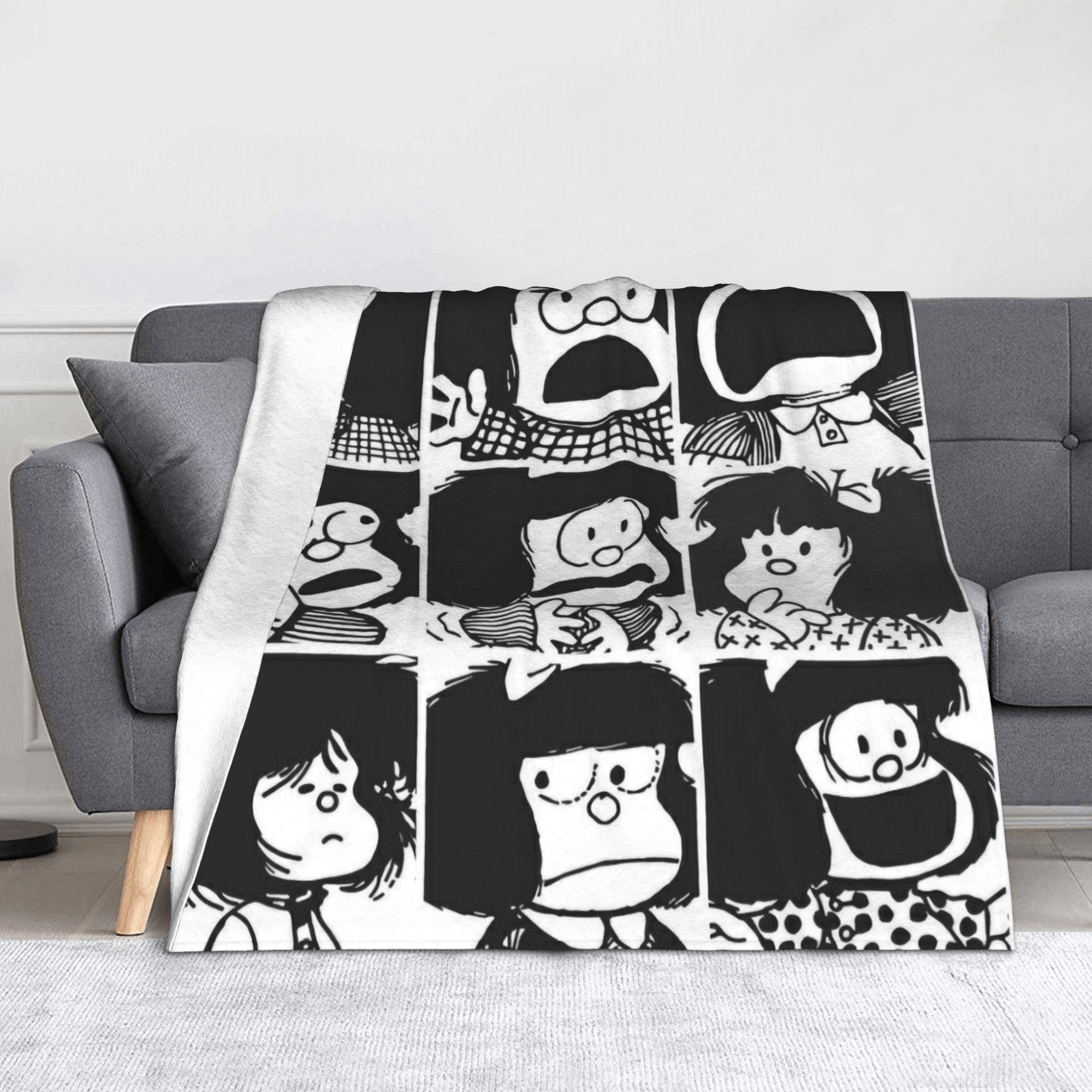 

Mafaldas Blanket Flannel Novelty Warm Throw Blanket for Home Spring Autumn 100x150cm