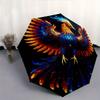 1pc Colorful Bird Durable Cartoon Folding Umbrella,Compact Umbrella for Men and Women, Suitable for Travel or Daily Use.R002
