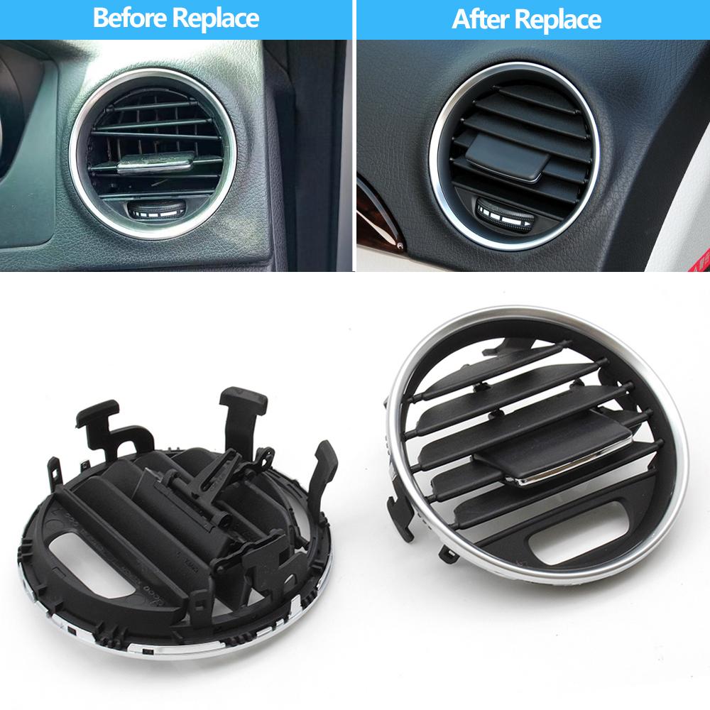 LHD RHD Front Central Dashboard Left Right Repair Kit AC Vent Grille Panel Cover For Mercedes Benz C Class W204 LCI