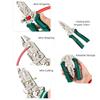 Foldable Voltage Tester 10 In 1 Function Multifunctional Wire Stripper  Electrician Use