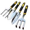 Gardening & Landscaping Tool Set: Iron Shovel with Magnesium Aluminum Alloy, Silicone Handle - 4 Pieces