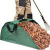 30 Gallon Leaf Collector, Leaf Bag Chute, Portable Pop Up Leaf Bags, Foldable Dustpan Leaf Pick Up Tools Leaf Loader, Reusable Yard Garden Bags for