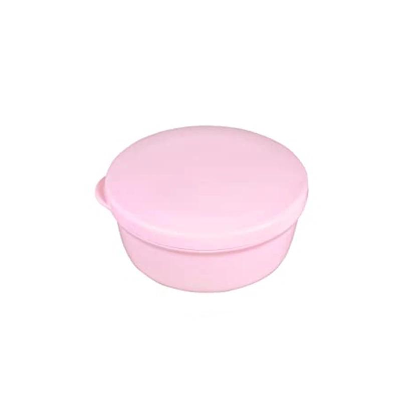Soap Box Bathroom Accessories Portable Sealed Soap Case Round Shape Soap Holder Travel Supplies Soap Dish for Bathroom Hand Soap