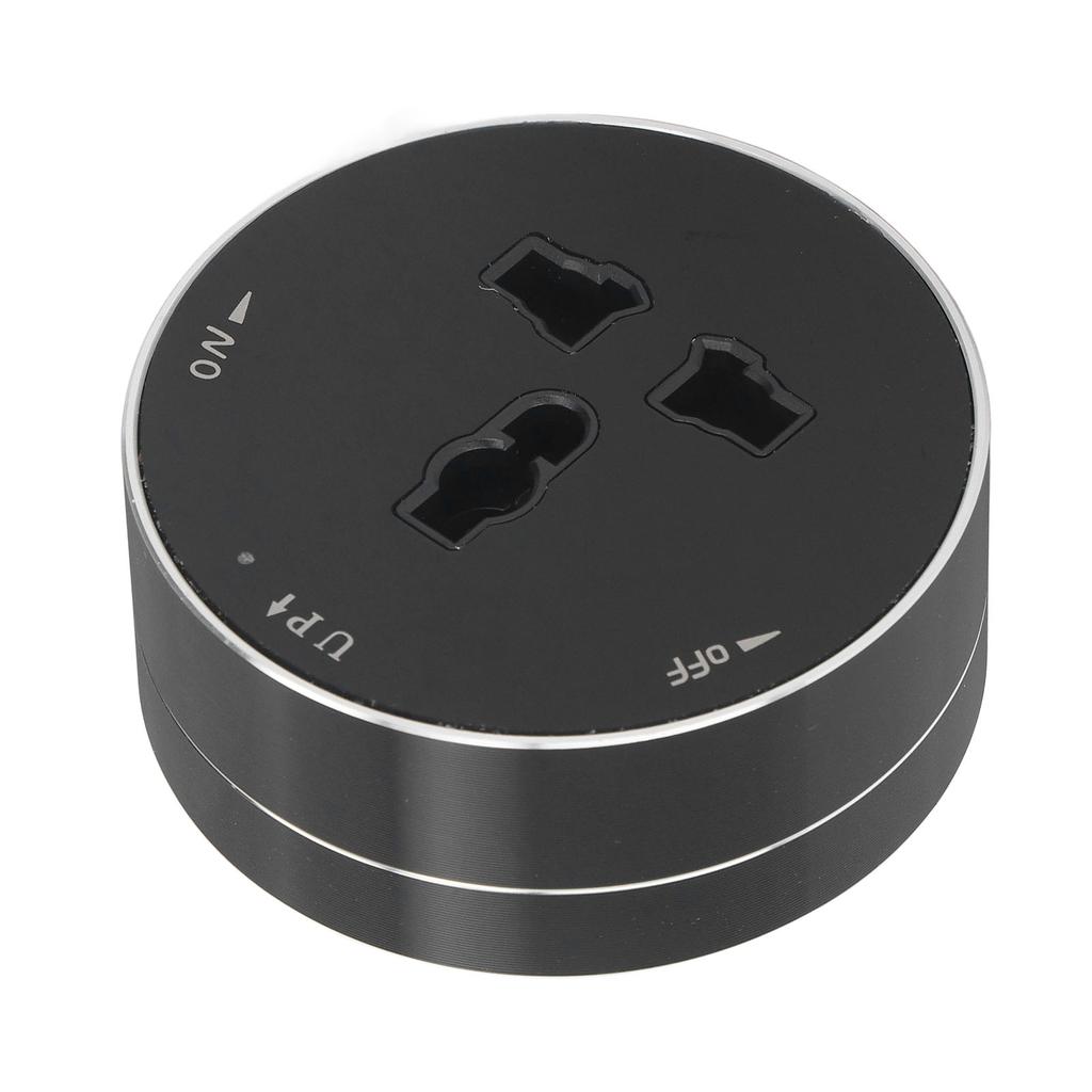 Abnehmbare Stromschienensteckdose Kabellos Wasserdicht Modern Rund Elektrischer Steckeradapter mit Anzeige