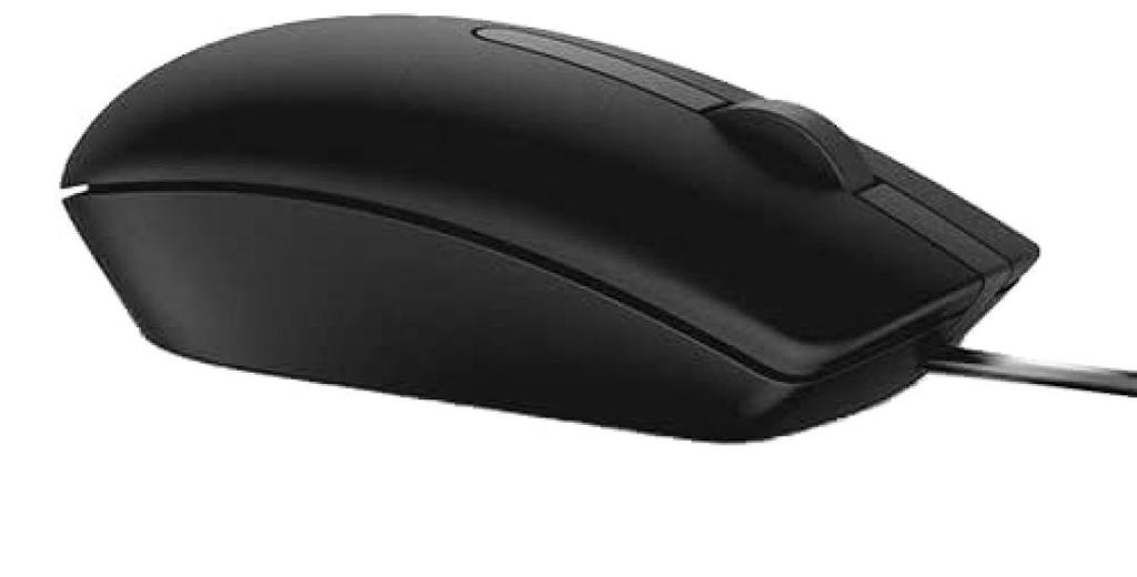 Dell MS116 Optical Mouse, Black.
