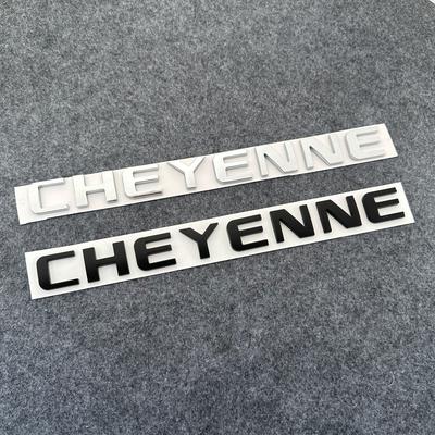 1pcs ABS 3D CHEYENNE Car Logo Letter Sticker Rear Bumper Tail Door Trunk Sticker Car Rear Emblem Sticker Styling Accessories