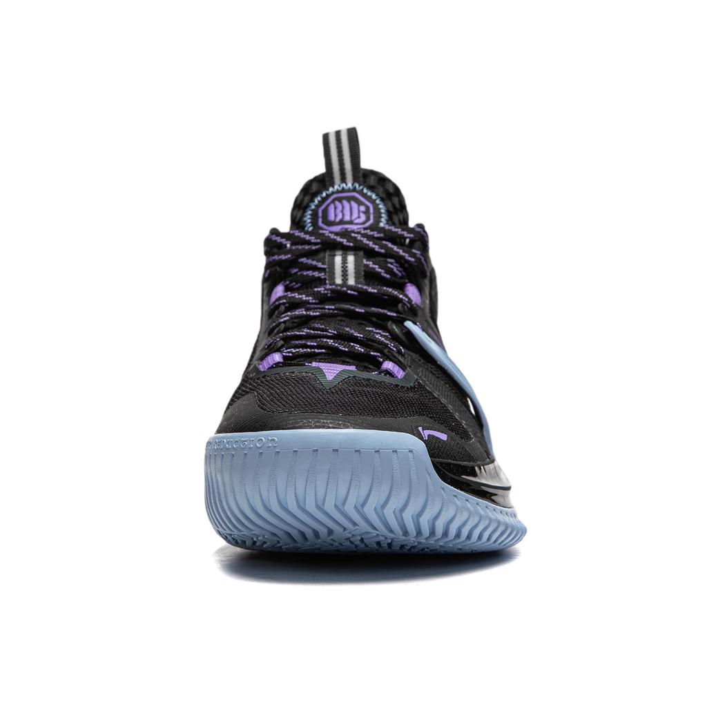 Li Ning Storm 2024 Cushioning Breathable Lightweight Rebound Low Top Basketball Shoes Men's Black ABFU017-1