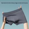 MiiOW Men's Modal Cotton Silk Antibacterial Boxer Briefs 4-Pack
