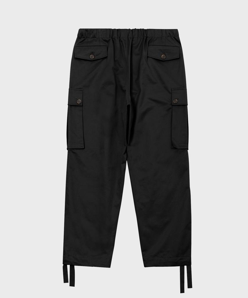 Kaneitei Wide Cargo Pants (Black)