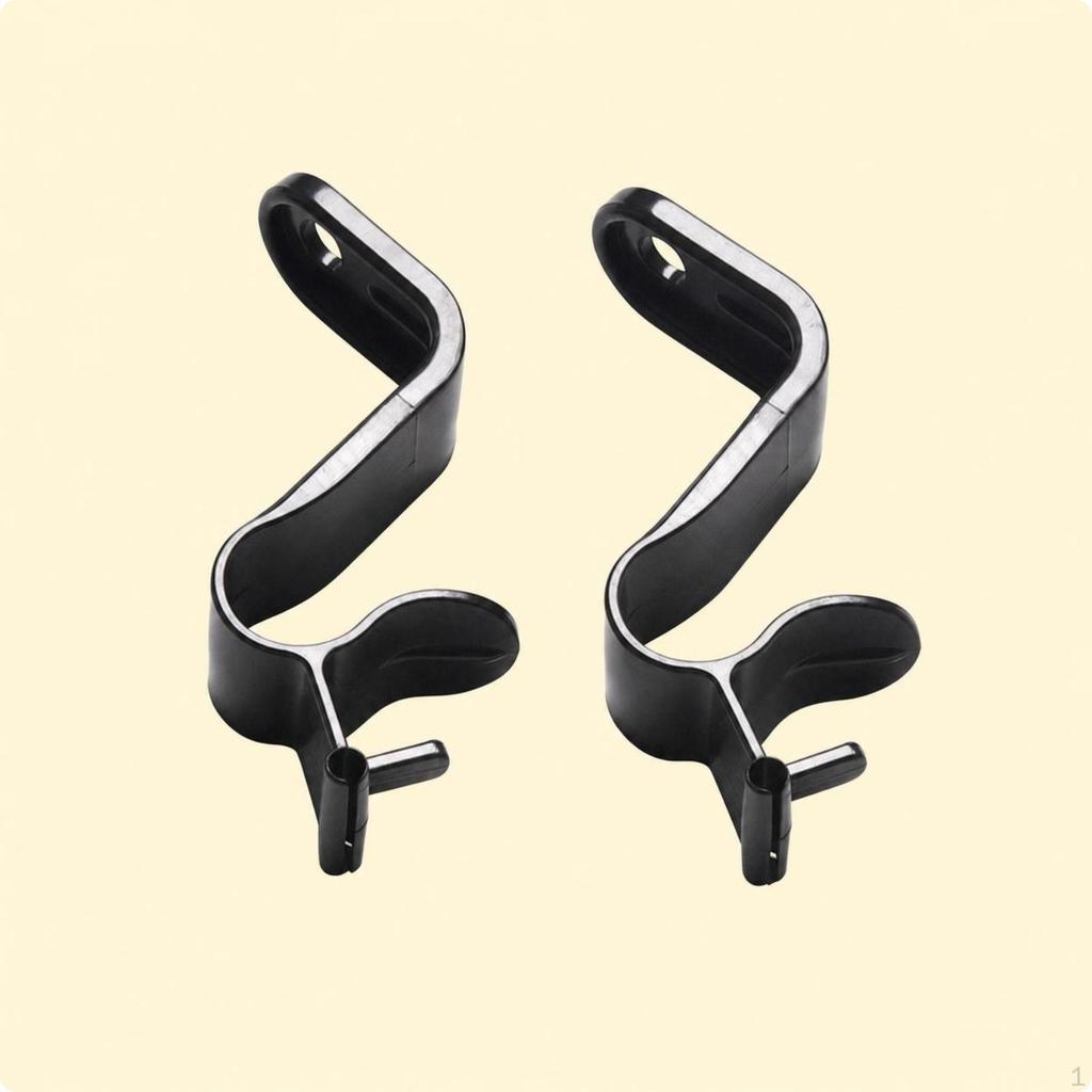 2 Pieces Seat Back Hook Clamp Mount Vehicle Accessory