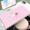 Pink Cute Mouse Pad Laptop SSugar Bunnies Nonslip Computer Mouse Mats Gamer Laptop Pad Pc Accessories Kawaii Mousepad Deskpad