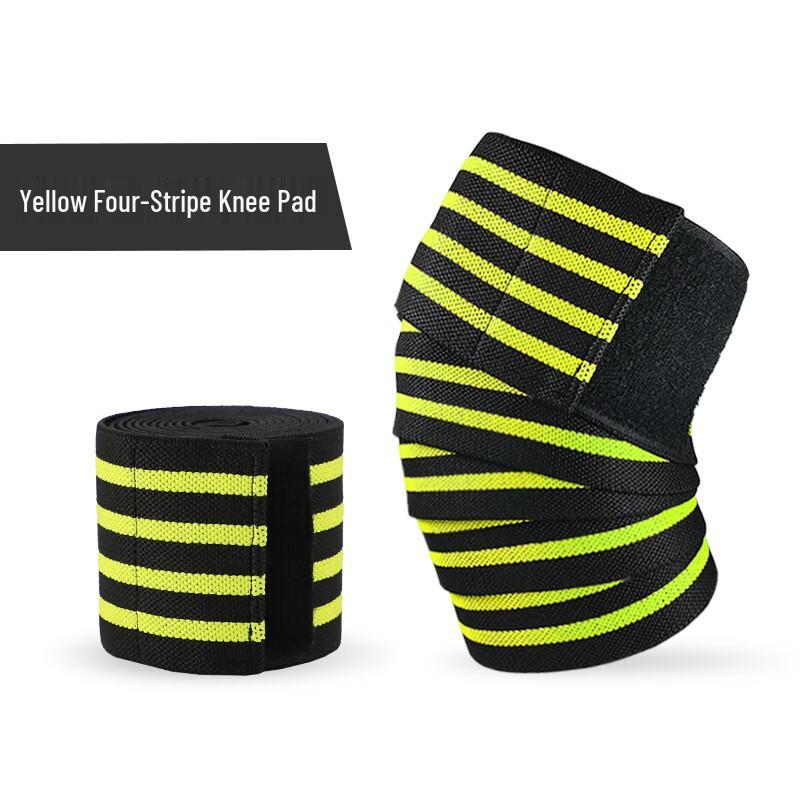 WEZHO Nylon Four-Stripe Sports Knee Brace