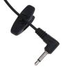 D-shaped Headphone Receiver/Listen Only 3.5mm Headset Earpiece Fitting Right/Left Ear Suitable for Walkie-Talkie ABS