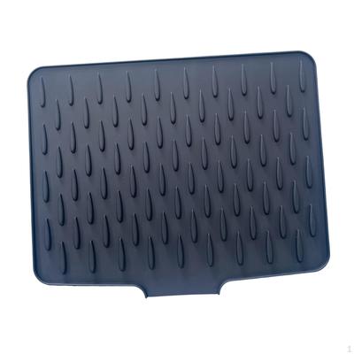 Silikon Bulaşık Kurutma Matı Tahliye Pedi Koruyucu Kolay Temizlenir Buzdolabı Evye Altı Mutfak İçin