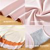CHUJNX Seamless Deep Seamless Ice Women's Panties, High-Waisted Panties, Silk, Breathable, Stretchy, 4-Pack