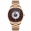 Poker Series Men's Watch Lucky Turn Steel Band Fashion Waterproof Quartz Wristwatch