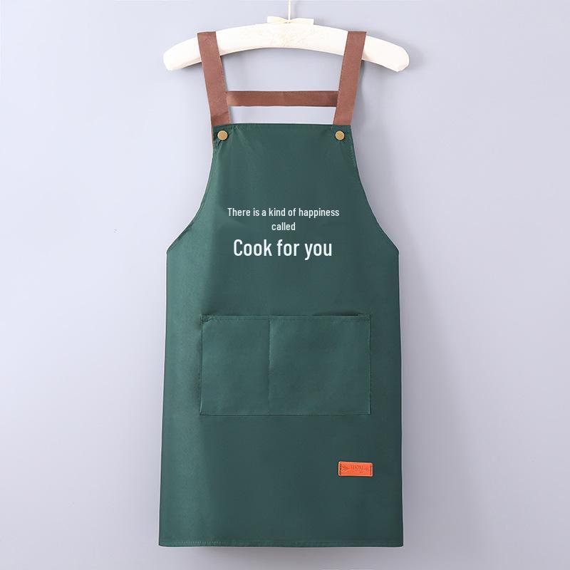Custom Logo Waterproof & Oil-proof Apron for Kitchen & Catering - Cute Cooking Waist Apron for Women.