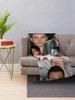 Kai Parker Po Collage Throw Blanket Fade Resistant Durable Throw Blanket