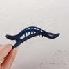 Large Wild Seamless Matte Girls Candy Color Face Wash Hairpin Hair Claw Plastic Duckbill Clip