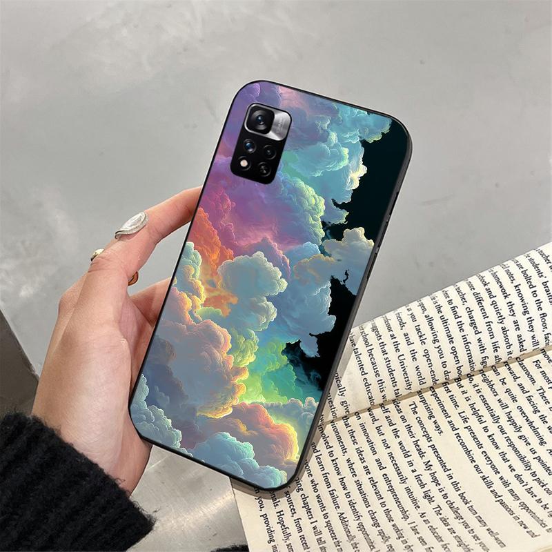 Clound Moon Star Night Funda Phone Case For Xiaomi Redmi Note 14 Pro 14 13 12 11 10 Pro 14S 12S 11S Redmi 14C 13C 10