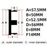 4 Stück 58mm 53mm Auto Radnabendeckel Mit OZ O.Z Racing Logo Emblem Abzeichen Radkappen Felgenmitte Staubschutz Naben Zubehör
