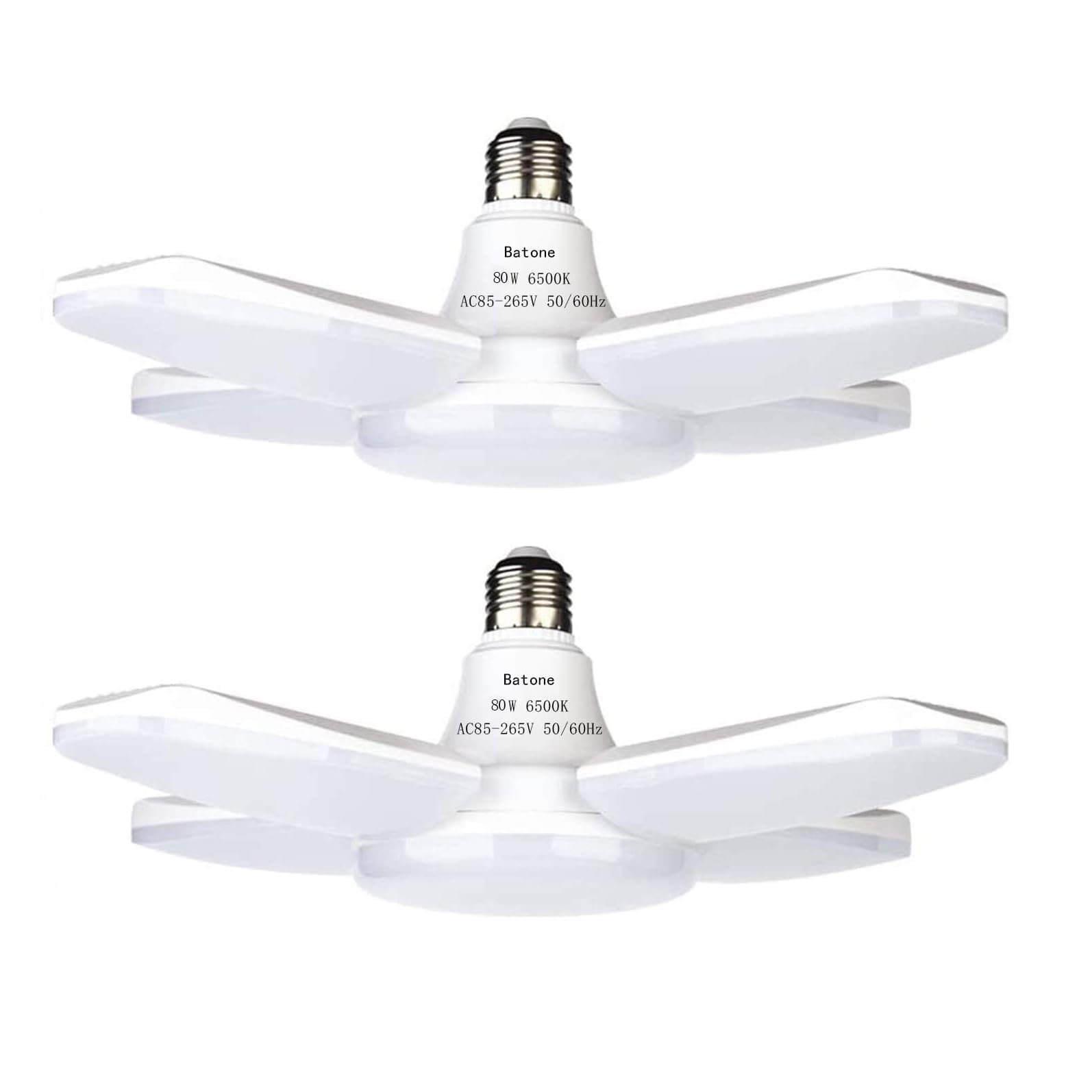 

Batone LED Garage Light, 80W Pendant Light, 5-Light Ceiling Light, Adjustable Angle, Energy-Saving, Suitable for Parking Lots, Warehouses, Gyms,