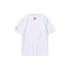 Li-Ning Sport Fashion Series Foil Print Round Neck Short Sleeve T-Shirt Unisex Tops White AHSR661-1