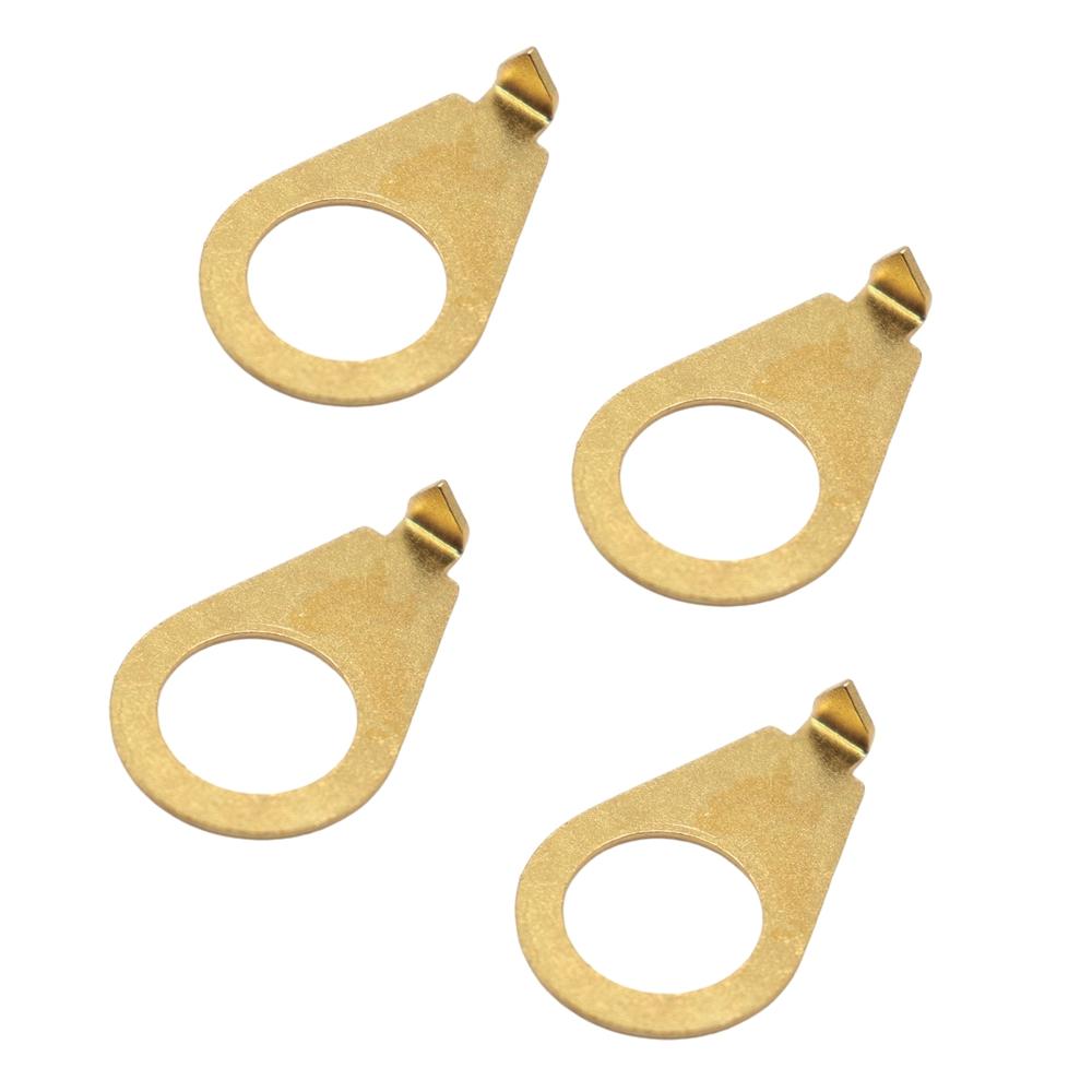 4Pcs Guitar Knobs Pointer Plates 38" Electric Guitar Control Knob Position Pointers 9.7Mm Diameter Washers For Lp Guitar Part