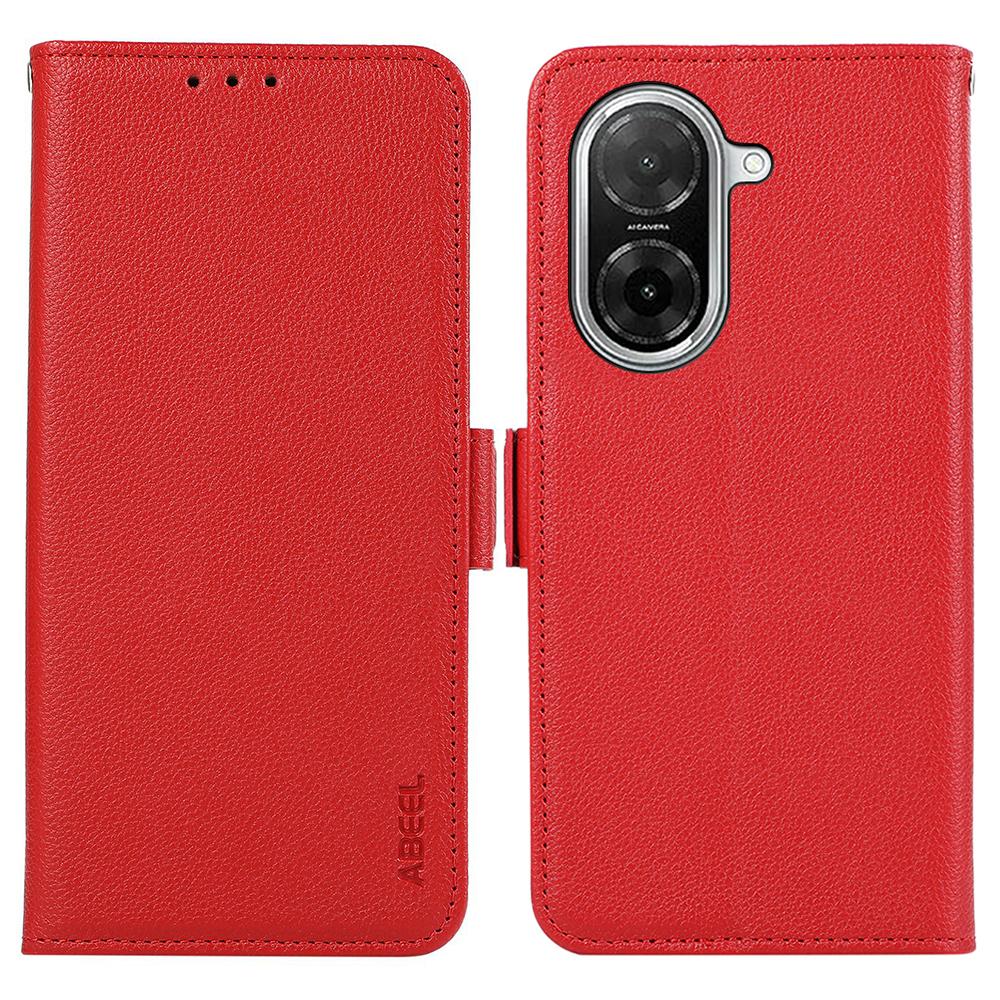 ABEEL Für Xiaomi Redmi A5 NFC (EU) (173.45*79.35*8.45mm) Hülle Leder mit Litschi-Textur RFID-Blockierung Handyhülle