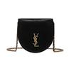 Ysl Le K Baby Gold Logo Smooth Leather Horseshoe Coin Purse Chain Shoulder Bag Women Bags Black