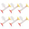 6pcs Hummingbird Feeders Tube LeakProof Replacement Part Flower Tips For Garden HX6C