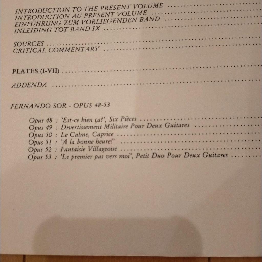 [USED] Sheet Music - Sor Fernando Sor Guitar Works Vol.9 Classical Guitar