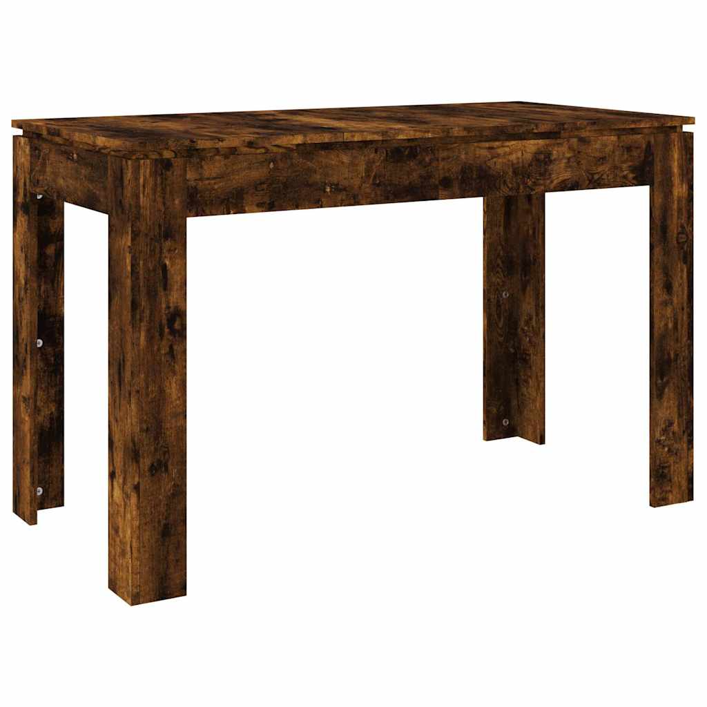 Vidaxl Dining Table, Smoked Oak, 120X60X76 Cm