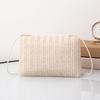 Flower Straw Bag Women's New Summer Simple Chain Fashion Simple Shoulder Bag Casual Commuter Messenger Bag