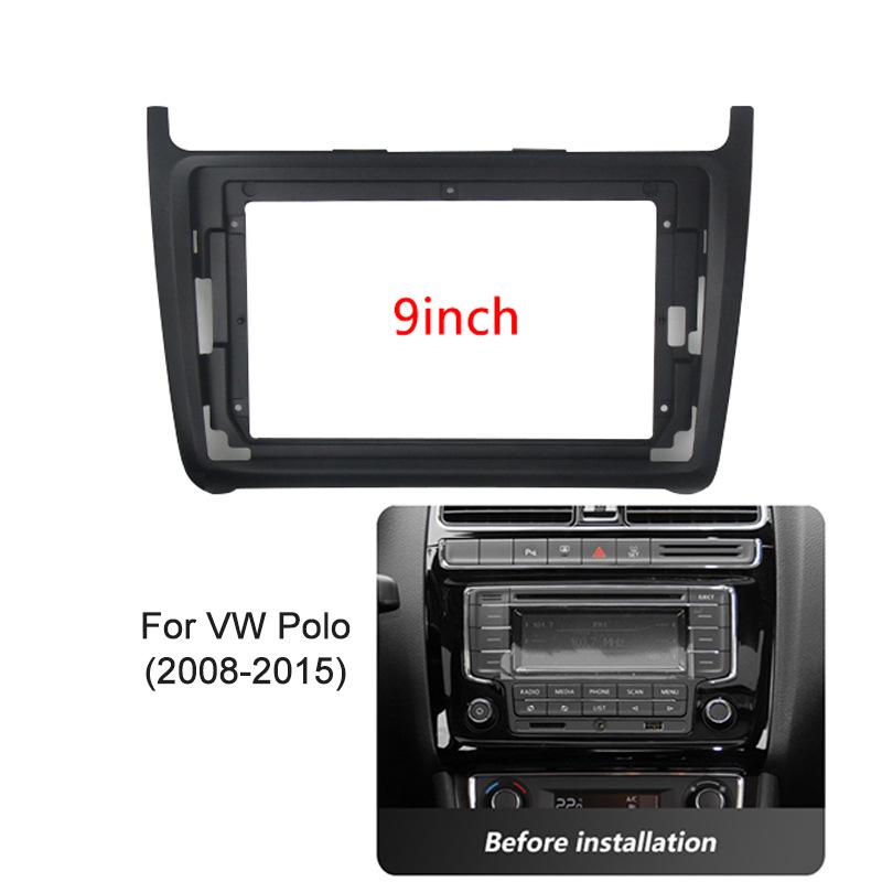 Large Screen Android Navigator Frame & Wiring Set for 08-15 Volkswagen POLO