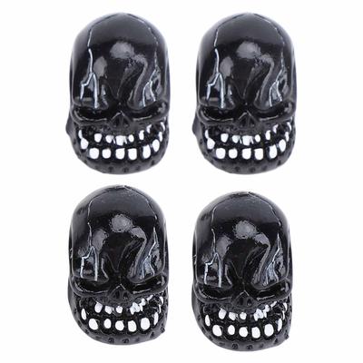 Skull Tire Valve Caps Universal Erosion Resistant Dust Proof Wheel Air Valve Caps for Car Truck